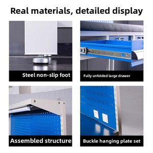Établi antistatique robuste épaissi modèle d'expérience d'électricien établi d'atelier armoires à outils pour banc <span class=keywords><strong>de</strong></span> mécanicien - Product Image 4