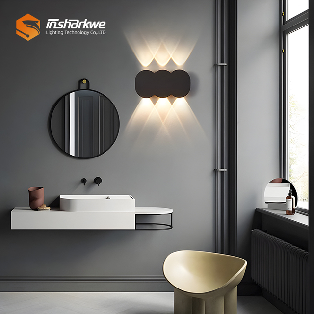 Outdoor Indoor Waterproof IP65 2W/4W/6W/8W COB Wall Lamp Modern Aluminum up and Down LED Wall Light