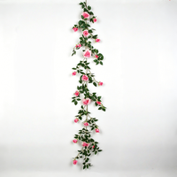 Großhandel Trendige 2026 Realistische Ruyi Rosen Seidenblumensträuße für Weihnachten Neujahr Boutique Hotel Restaurant Innendekoration