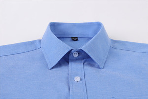 Camicia estiva a maniche corte da uomo di grandi dimensioni pollici stagione Non stirante in tessuto Oxford <span class=keywords><strong>camicie</strong></span> Casual da lavoro - Product Image 4