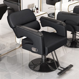 Multifunctional Luxury Black Salon Barber Chair Reclining 360 Rotation Professional Hydraulic Pump Barber Salon Shop - Product Image 3