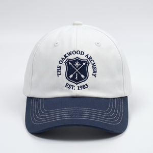 OEM Custom 6 Panel Embroidery Logo 2 Tone Baseball Caps Cotton Unstructured Dad <b>Hats</b> - Product Image 3