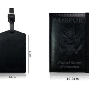 Customized Aluminum Fashion Travel Passport Cover Embossed Logo Printing RFID Blocking Card Wallet Holder - Product Image 6