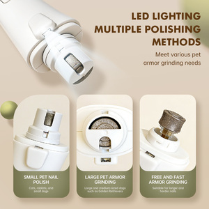 2in1多機能爪切り、LEDライト付き、充電式電池式電動ペットグラインダー兼犬用爪切り - Product Image 5