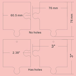 Mr &amp; Mrs Wedding <strong>Baubles</strong> Jigsaw Piece Tree Decorations <strong>Engagement</strong> Couple Gifts 1st Christmas Married Ornaments - Product Image 6