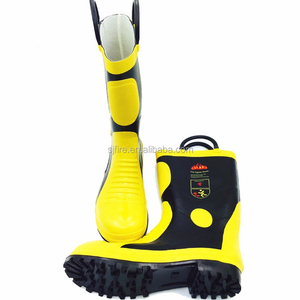 De alta calidad de equipo de protección personal a prueba de fuego combate botas <span class=keywords><strong>para</strong></span> <span class=keywords><strong>bombero</strong></span>. - Product Image 2