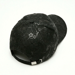 Premium <b>Black</b> Luxury 6 Structured <b>Baseball</b> <b>Cap</b> 3D Embroidered Animal Print Sporty Cotton Unisex Adjustable Four Seasons - Product Image 5