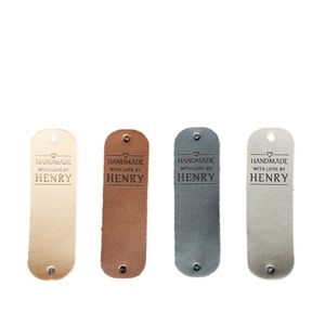 Etiquetas de cuero creativas para gorros y suéteres tejidos, etiquetas de cuero hechas a mano, etiquetas personalizadas desmontables. - Product Image 5