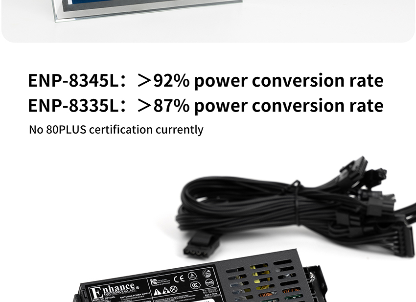 Enhance Flex-ATX PSU 450W Platinum Power Supply for NAS/ITX