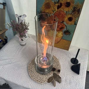 Ur-health <span class=keywords><strong>Tornado</strong></span> 120mm 90mm Chimenea de mesa en negro Venta caliente <span class=keywords><strong>Tornado</strong></span> Flame Alcohol Chimenea - Product Image 3
