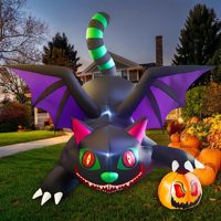 Tombe éclairée gonflable Halloween cour jardin décoratif gonflable Halloween décorations Air soufflé extérieur décorations personnalisées