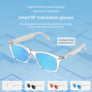 New AI Smart Glasses Outdoor Sports Call Music Headphones Anti-blue Glasses Wireless BT Voice Support Translation Smart Glasses - Product Image 6