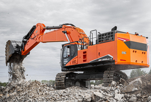 Excavatrice minière super grande DX800 de 79,5 tonnes pour l'extraction de roches en vrac en exploitation en ciel ouvert, le défrichement de mines à grande échelle et le chargement de matériaux lourds. - Product Image 4
