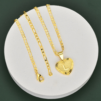 Joyería de Diseño Personalizado, Joyería de Moda para Mujer, Collares de Cadena Chapados en Oro de 18k, Collar con Colgante de Letra, Nombre o Corazón