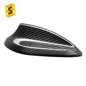 ES 3k fibre de carbone Auto accessoires Turing pièces décoration <span class=keywords><strong>aileron</strong></span> de requin antenne couverture pour <span class=keywords><strong>BMW</strong></span> F20 <span class=keywords><strong>F21</strong></span> G08 X3 F15 F16 F16 - Product Image 3