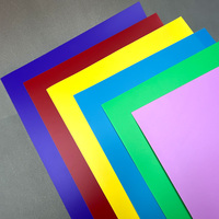 Couleur personnalisée 0.35 0.4 0.5mm épaisseur opaque transparent feuille de plastique polypropylène doublé brillant mat feuille de PP