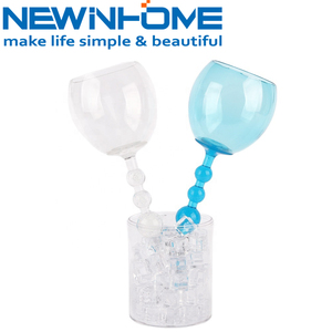 Ly Rượu Nổi Trên Bãi Biển Newinhome, Bằng Nhựa Acrylic, Thiết Kế Mới, Có Thể Tự Đứng - Product Image 4