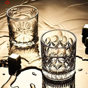 Ensemble de verres à whisky modernes sans plomb avec coffret cadeau, carafe et bouteille à spiritueux pour vodka, gin, verres en cristal <span class=keywords><strong>scandinave</strong></span> – Vente en gros - Product Image 1