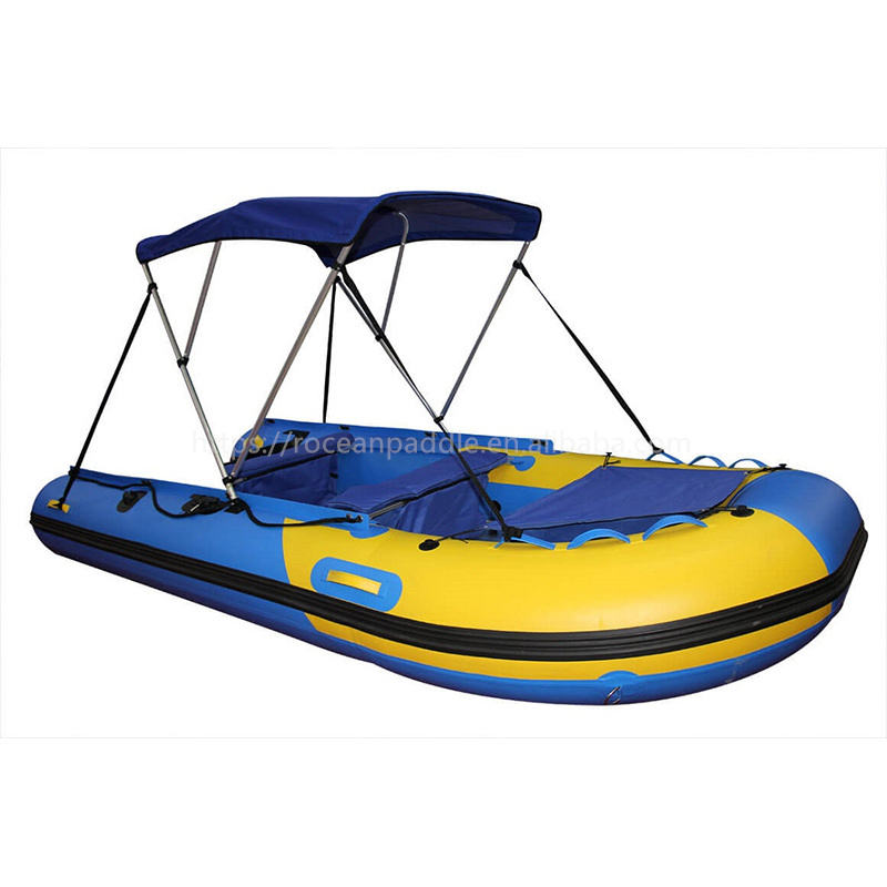 Floding Boat 12.5ft Aluminium Transom Folding Rowing Boat - Durable & Lightweight