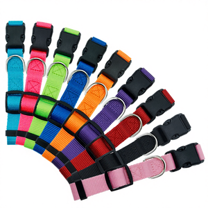 9 Classic Colors Lace Solid Comfortable <b>Pet</b> Travel Adjustable Buckle Plastic Wholesale Dog <b>Collar</b> All Seasons - Product Image 2