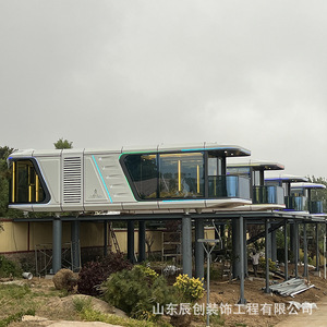Hotel Moderno en Contenedor, Cabaña Móvil Integrada, Ahorro de Energía Inteligente con Instalación In Situ - Product Image 4