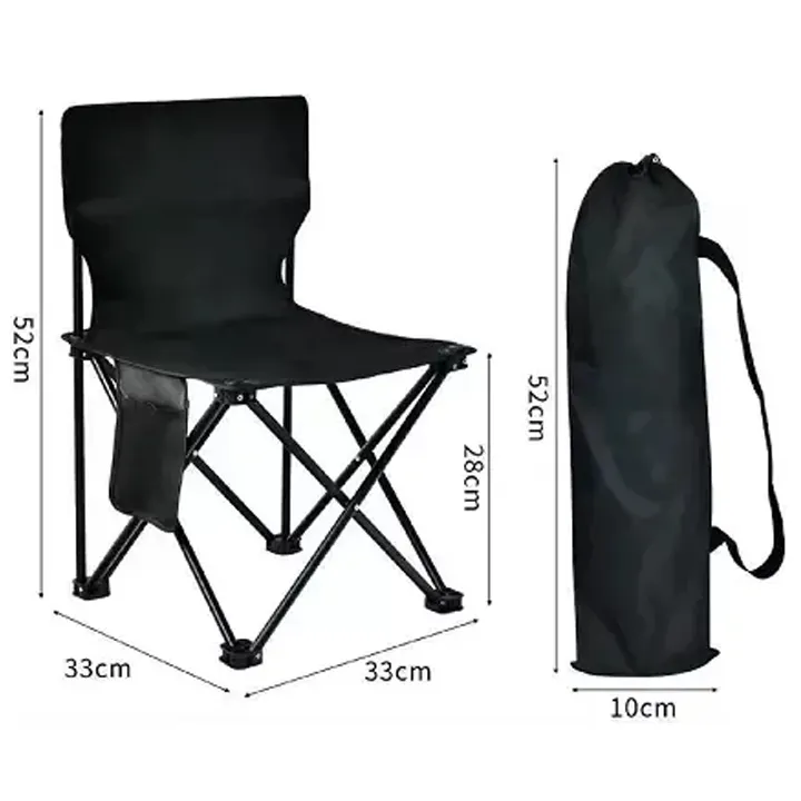 Outdoor Camping Strandkorb Rasen Klappbarer gepolsterter Sessel mit hoher Rückenlehne und Getränke halter Kühltasche Outdoor Camping Stühle