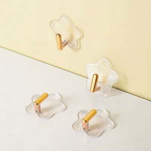 Crochet adhésif mural en forme d'étoile, ventouse murale adhésive pour cuisine, salle de bain, bureau - Product Image 4