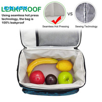 Sac isotherme pour le déjeuner, sac de pique-nique imperméable, sac de transport pour le bureau, l'école et les voyages