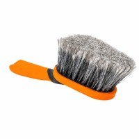 Brosse de nettoyage pour roues de voiture, tête en PET, manche en PP+TPR, pour le detailing intérieur de voiture et l'extérieur, directement de l'usine