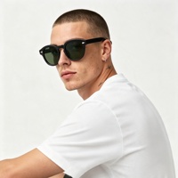 Lunettes de soleil ovales vintage à rivets écaille de tortue, personnalisables avec logo de marque, pour femmes et hommes, verres jaunes et bleus, petites lunettes de soleil