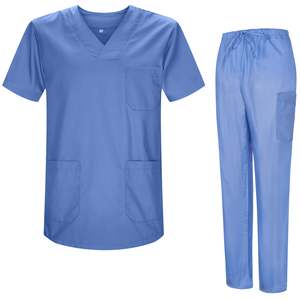Ensemble de pyjama sanitaire unisexe - Uniformes médicaux 817-8319 65% polyester 35% coton pour cliniques et hôpitaux - Product Image 2