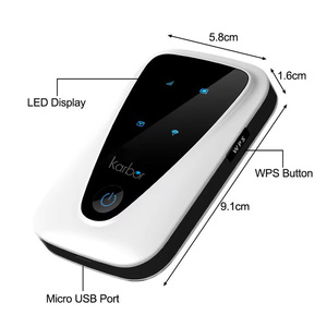 Không dây di động 4G LTE <span class=keywords><strong>Wifi</strong></span> & VoIP Router với QoS & VPN tính năng mã hóa WEp cho tùy chọn cuộc gọi du lịch di động an toàn - Product Image 5