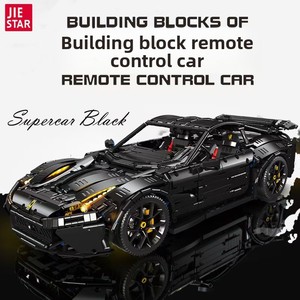 Jiexing 91101 ABS Voiture de course à l'échelle 1:8, jouet de construction pour garçons, modèle à assembler et à exposer de 40 pièces, vente en gros - Product Image 2