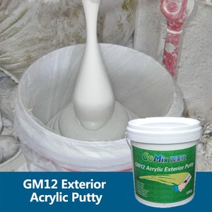 Mastic mural acrylique extérieur pour le nivellement et la décoration des murs Pâte de mastic prête à l'emploi Composé de rendu de plâtre - Product Image 3