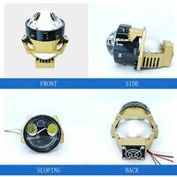 IDISON Z9 populaire 3 pouces trois tasses Double Laser Direct faisceau haut 12v 80W cinq lumière 6000K 5000K lentille de projecteur Laser pour voiture BMW