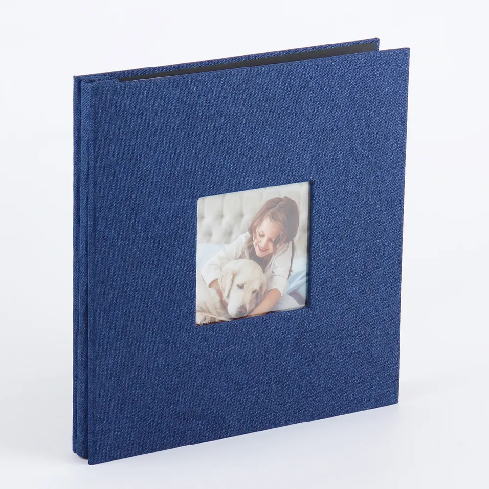 Couverture en lin personnalisée de haute qualité, grand livre Photo à couverture rigide, impression d'album Photo pour bébé