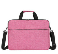 Sacoche pour ordinateur portable en nylon de grande capacité avec logo personnalisé, sacoche étanche pour ordinateur professionnel avec poignée pour ordinateur portable