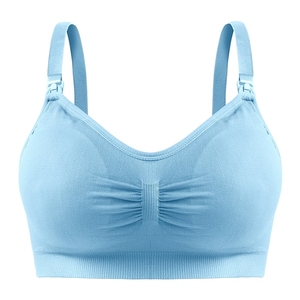 Soutien-gorge de grossesse et d'allaitement sans couture pour femmes grandes tailles, avec bonnets ajustables - Product Image 5
