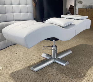 Cama <span class=keywords><strong>de</strong></span> <span class=keywords><strong>Belleza</strong></span> Plateada para Salón <span class=keywords><strong>de</strong></span> <span class=keywords><strong>Belleza</strong></span>, Moderna, con Altura Ajustable, Curva, para Tratamientos Faciales <span class=keywords><strong>y</strong></span> <span class=keywords><strong>de</strong></span> Pestañas, con Conjunto <span class=keywords><strong>de</strong></span> Silla - Product Image 2