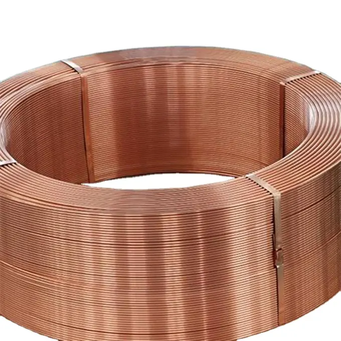 China Factory Supplier's Customized ATSM C65500 Copper Pancake Coil Tube Cooper Pipe Seamless Design Bending Welding Services