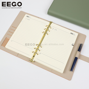 6 lỗ Refill Com caneta tùy chỉnh A5 kế hoạch Vòng chất kết dính chương trình nghị sự personalizada Logo rời lá Nhật ký của 2026 xoắn ốc máy tính xách tay - Product Image 4