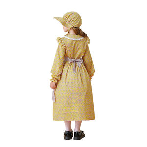 Disfraz de Pionera de las Praderas para Niñas, Estilo Colonial, Vestido de Sirvienta de Granja Europea, Atuendo Histórico para Actuaciones Infantiles - Product Image 3