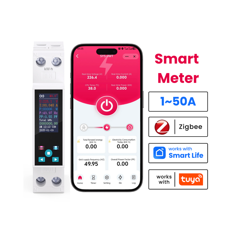 TUYA WiFi Smart Meter Circuit Breaker