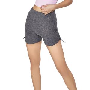 Women's High <b>Three</b>-<b>Quarter</b> Short Yoga <b>Pants</b> Summer Fitness Shorts Drawstring Soft Feel Butt Lift Sports Shorts Ladies' Workout - Product Image 1