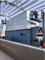 Chaudière à vapeur à tubes d'eau à double tambour horizontal série SZL, à haute efficacité, pour la production de granulés de biomasse industrielle