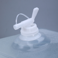 Récipient carré flexible en plastique transparent LDPE Couvercle d'étanchéité pour seau pliant pour barils de stockage d'eau