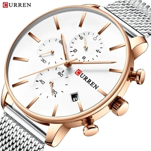 Relojes de Cuarzo CURREN 8339 Nuevos de 2024 para Hombre, Esfera Grande, Multifuncional, Cronógrafo, Reloj Analógico de Pulsera para Hombre - Product Image 1