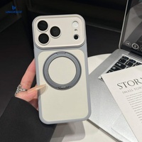 Coque de téléphone pour Samsung S26u, coque pour iPhone 17 Pro, support magnétique 360° pour coque d'iPhone 12 Pro