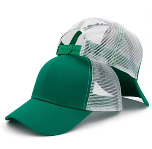 High Quality High Profile Mesh Trucker <b>Hat</b> 6 Panel Sports Cotton Cap Custom Embroidery Logo for Outdoor Activities - Product Image 4