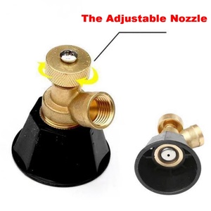 Boquilla pulverizadora de agua con rociador ajustable de 360 grados, boquilla atomizadora de latón, cabezales de boquilla para riego. - Product Image 3